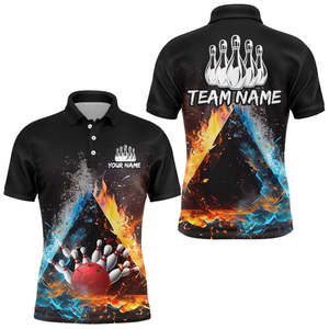 เสื้อโปโลโบว์ลิ่ง ปักโลโก้ได้ ซับเหงื่อ แห้งเร็ว ชุดทีม สำหรับนักโบว์ลิ่ง ฝึกซ้อม แข่งขัน ใช้ในงาน OEM โรงงาน - Product Image 1