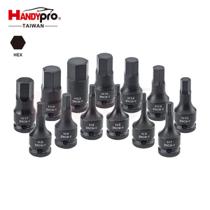 HANDYPRO Hex Impact Socket Set 1/2 Inch Drive Black High Carbon Steel 13pcs Automotive <b>Tool</b> for <b>Vehicle</b> Repair - Product Image 1
