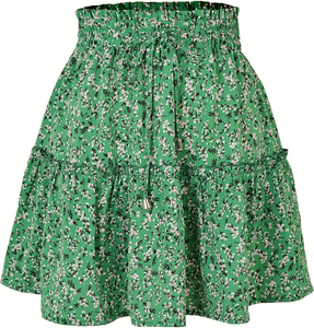 Jupe taille haute personnalisée pour femme, athlétique, yoga, course, golf, entraînement, sport, séchage rapide, respirante, teinte en pièce - Product Image 1