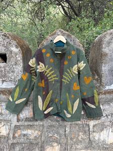 Handcrafted Cotton Kantha Suzani <b>Jacket</b> for Women – Vintage Embroidered <b>Patchwork</b> Coat with Traditional Artisan Stitching and Bo - Product Image 3
