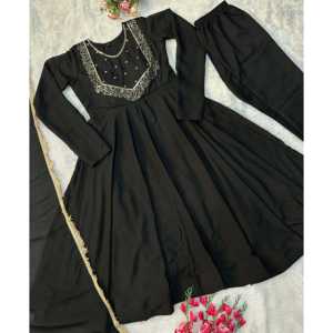 Robes de soirée styliste Robe de soirée élégante avec pantalon et dupatta pour les occasions spéciales - Product Image 1