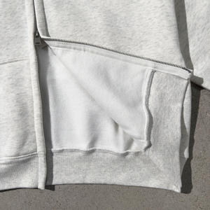 Vente en gros 2022 : Sweat à capuche polaire personnalisé pour homme, couleur unie, haute qualité - Product Image 5