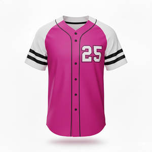 Maillot de baseball pour hommes, design sportif personnalisé, tissu respirant, parfait pour les entraînements, les matchs et les activités d'équipe - Product Image 1