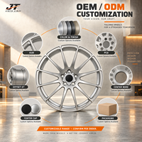 Jantes forgées multi-rayons en maille de 18 à 22 pouces, finition usinée argentée, 5x112 5x114.3 VIW-150 pour BMW Audi Mercedes-Benz