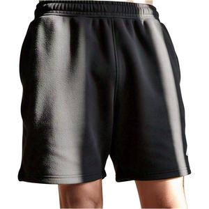 Pantalones cortos de sudor en blanco personalizados con cordón de color sólido para hombres Pantalones cortos deportivos para correr de lana de algodón de rizo francés para hombres - Product Image 1