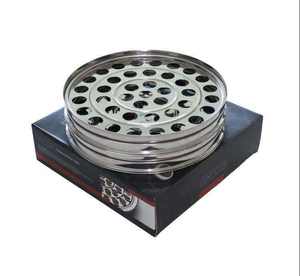 40 CUP PREMIUM STAINLESS STEEL SINGLE TRAY HOLY COMMUNION SET WITHOUT COVER <b>MIRROR</b> FINISH STABLE BOTTOM RING CHURCH SUPPLIES - Product Image 6