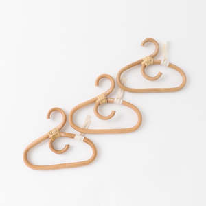 Hot Demand Wood Clothes <b>Rack</b> Natural Durable Rattan Hanger for Kids Custom Design Clothing Hangers From Vietnam - Product Image 6