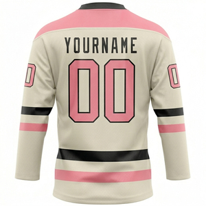 Custom Team Ice Hockey Jersey Embroidered Logo Personalized Sports Uniform Wholesale - Product Image 5