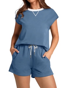 Conjunto de Ropa Casual para Mujer, Estilo Urbano, Hombros Caídos, Transpirable, Ecológico, Sudaderas con Capucha, Conjunto de Ropa Femenina Moderna y Elegante - Product Image 5