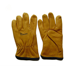 New Customs Cow Hide Safety Leather Driving <b>Gloves</b> with Leather <b>Gloves</b> Men Work Leather Driving <b>Gloves</b> for Industrial - Product Image 3