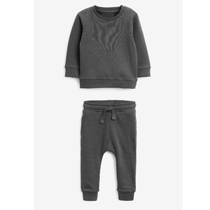 Conjunto de Chándal de Invierno Personalizado con Logotipo para Niños y Niñas, Traje Deportivo de Forro Polar Transpirable Bordado, Pantalones Deportivos, Ropa Infantil al por Mayor - Product Image 2
