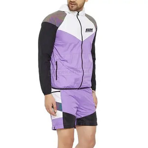 Conjunto de Sudadera con Capucha y Pantalones Cortos Transpirables Casuales al por Mayor, Último Modelo en Color Sólido, 100% Poliéster, Ligero y Ecológico - Product Image 3