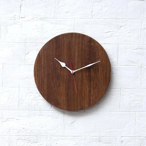Minimalist Round Wooden Wall <b>Clock</b> Silent Quartz Wooden <b>Clock</b> with Second Hand wooden wall <b>clock</b> Silent quartz wall <b>clock</b> - Product Image 1