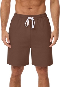 Shorts Bermuda pour Homme en Polyester 100% Vert Citron à Motif Écossais, Tissé, Décontracté, Respirant, Séchage Rapide, avec Cordon de Serrage et Poches, Taille Mi-Haute - Product Image 4
