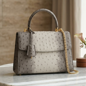 Bolso de Mano de Cuero Genuino de Lujo para Mujer, con Asa Superior Desmontable, Bolsillo para Teléfono Celular, Estilo Vintage, Portátil, de Hombro - Product Image 3