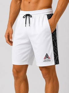 Pantalones cortos de hombre 100% algodón, suaves, transpirables, ligeros, informales, para el verano, para el gimnasio y uso diario. - Product Image 3