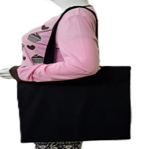 Bolsa de Compras Promocional Ecológica Reutilizable con Cierre de Cremallera, Bolsa Tote Extra Grande de Moda, 100% Algodón Orgánico con Logotipo Impreso Personalizado - Product Image 3