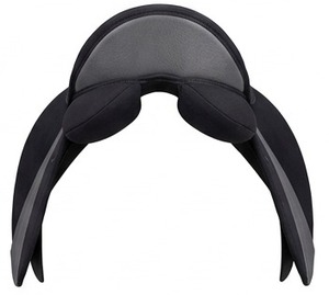 Premium Leather English Horse Saddle with Plastic & Wood <b>Tree</b> Lightweight for Jumping & Dressage Bulk Discounts - Product Image 4