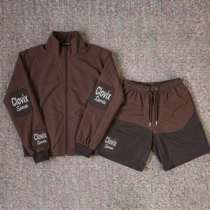 Wholesale Windbreaker Set Men Women <b>Lightweight</b> Waterproof <b>Jacket</b> Pants Tracksuit <b>Running</b> Training Sports Windbreaker - Product Image 4