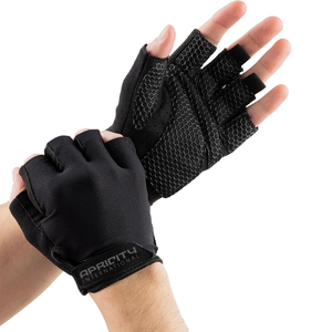 Hot Sale Half Finger Lightweight Gym Fitness <b>Gloves</b> for <b>Weight</b> Lifting Bodybuilding Training Lace-Up Closure OEM Custom Service - Product Image 1