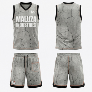 Tenues de basketball pour jeunes en gros – Ensemble maillot et short de basketball personnalisés en mesh sublimé – Vêtements respirants de haute qualité - Product Image 6