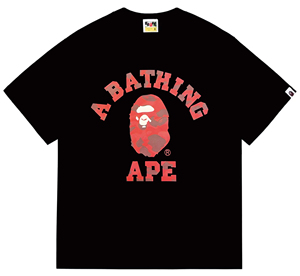 For Vintage Pure Cotton <b>T</b>-<b>Shirt</b> 2024SS Summer Ape Head Little Monkey Camouflage Unisex Short Sleeve Round Neck for Men - Product Image 3