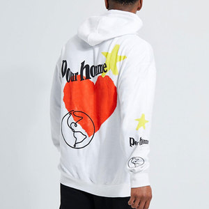 Sweat-shirt à capuche pour homme avec impression 3D en relief personnalisée, haute qualité, 100 % coton, streetwear pour homme - Product Image 4
