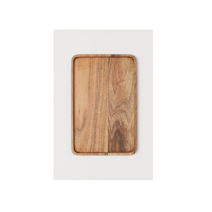 Classic Wooden Serving Tray With Smooth Surface <b>For</b> Dining <b>Table</b> Ottoman Coffee <b>Table</b> And Entertaining - Product Image 2
