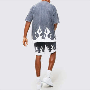 Camisetas Oversize de Algodón 100% Tejido Pesado con Hombros Caídos, Lavado Ácido y Ajuste Holgado, Hechas a Medida - Product Image 4