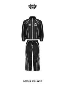 Conjunto Deportivo TIPZORD con Cremallera Completa, Estilo Deportivo, Unisex, para Adultos, Ropa de Otoño, Material de Poliéster de Secado Rápido - Product Image 2