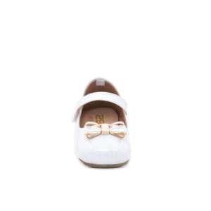 Girls White Formal Dress Shoes <b>Pumps</b> KD3622 - Product Image 1