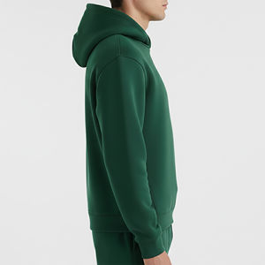 Sudadera con Capucha Personalizada OEM/ODM, 100% Algodón, 580 Gramos, Color Sólido, Talla Grande, Invierno, Lisa, con Logotipo Impreso - Product Image 5