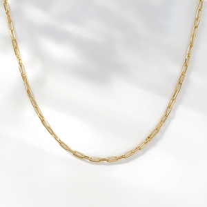 Collar de Cadena de Bolas de Oro Real de 14K, Joyería de Oro Elegante y Minimalista, Collar de Cadena de Bolas Fino y Delicado para Mujer, OEM Personalizado - Product Image 6