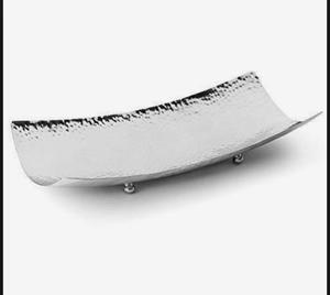 Beautiful Heavy Duty Luxurious Metal Serving <b>Tray</b> Art Deco Design Floral Fruit Pattern for Fashionable <b>Dinner</b> Table Decors Hotel - Product Image 2