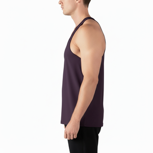Wholesale Custom <b>Men's</b> Athletic Gym Workout Tank Top Breathable Fitness Training <b>Singlets</b> Quick Dry Casual Plus Size Sports Wear - Product Image 2