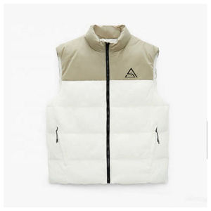 Gilet de travail d'extérieur pour homme, gilet matelassé en coton, épaules tombantes, plusieurs poches, gilet chaud rembourré - Product Image 1