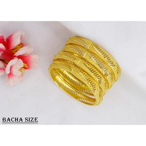 ชุดกำไลข้อมือทองเหลืองอินเดียแท้ทันสมัยสำหรับผู้หญิงสร้อยข้อมือจิวเวลรี่จากดูไบ - Product Image 2