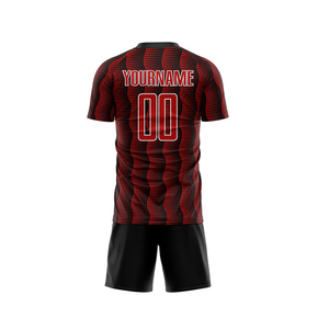 Uniforme de fútbol de color sólido de primera calidad en venta, último diseño, nuevo estilo, conjunto de camiseta y pantalones cortos de fútbol. - Product Image 3