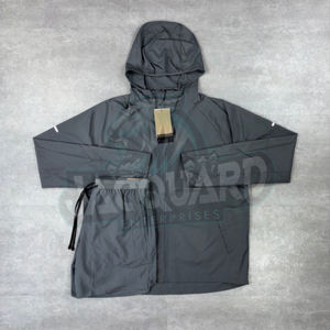 ชุดเซ็ตเสื้อแจ็คเก็ตวินด์เบรกเกอร์และกางเกงขาสั้นผู้ชายแบบสั่งทำพิเศษสำหรับปี 2026 สไตล์สตรีทแวร์ ผ้าไนลอน - Product Image 3