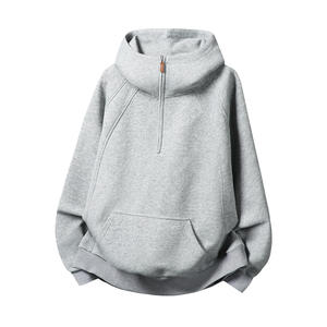 Sudadera con capucha de forro polar para hombre de alta calidad, sudadera con capucha de forro polar con doble cremallera, sudaderas con capucha de forro polar para hombre. - Product Image 4