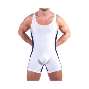 ชุดซิงเกิลเล็ตสำหรับนักมวยปล้ำชาย ANAX SPORTS คุณภาพสูง สีสันปรับแต่งได้ ระบายอากาศ แห้งเร็ว กันยับ พร้อมบริการ OEM - Product Image 1