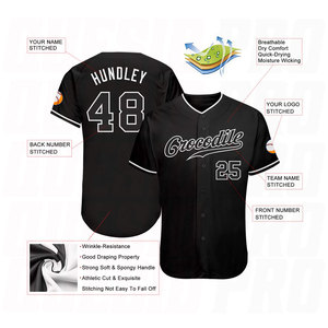 Nouveau maillot de baseball et softball pour jeunes, personnalisable par sublimation, grande taille, respirant, vierge - Product Image 3