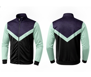 Chaqueta Deportiva con Cierre Completo, Personalizada, para Correr y Hacer Ejercicio, Cálida, Transpirable y de Secado Rápido |   Tallas Hombre Mujer Juvenil - Product Image 3