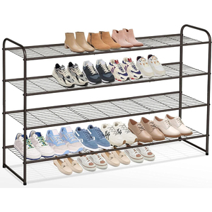 Precio al por mayor: Organizador de zapatos metálico independiente, moderno, ecológico, que ahorra espacio, para recibidor y pasillo, con capacidad para herramientas. - Product Image 4