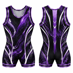 Wholesale Wrestling <b>Singlets</b> Custom Sublimation Men Boys Wrestling Uniforms Lightweight Stretch Sportswear Apparel - Product Image 5