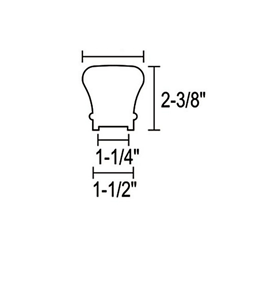 Rampe d'escalier en bois de chêne blanc réglable pour intérieur/extérieur, profilé durable, pièces d'escalier en bois massif pour appartement - Product Image 2