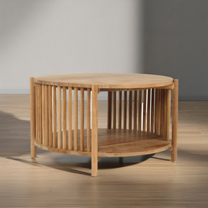 Prix de gros Table basse d'extérieur en bois de teck massif moderne pour le jardin, la cour et l'hôtel - Product Image 6