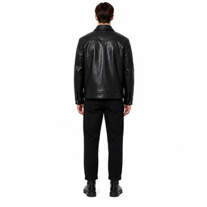 Premium Custom Front Logo Men's A-2 <b>Pilot</b> <b>Jacket</b> 1.0mm Full-Grain Cowhide Satin Autumn/Winter - Product Image 2