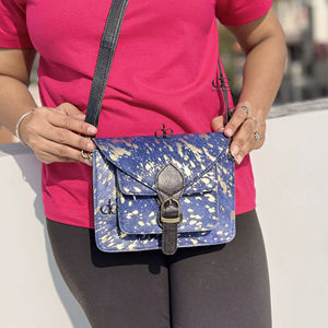 Nouveau design 2026 Sac bandoulière pour femme en cuir de vachette à poils, style bohème, multi-usages, en promotion - Product Image 1