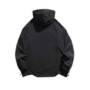 100% Cotton Mens <b>Hi</b>-<b>Viz</b> Workwear <b>Fleece</b> Winter Quarter-Zip Anti-Shrink Safety Hoodie - Product Image 5